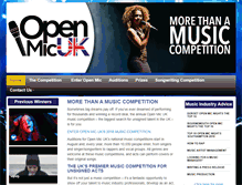 Tablet Screenshot of openmicuk.co.uk